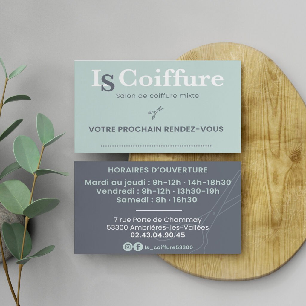 Ls Coiffure Carte de rendez-vous