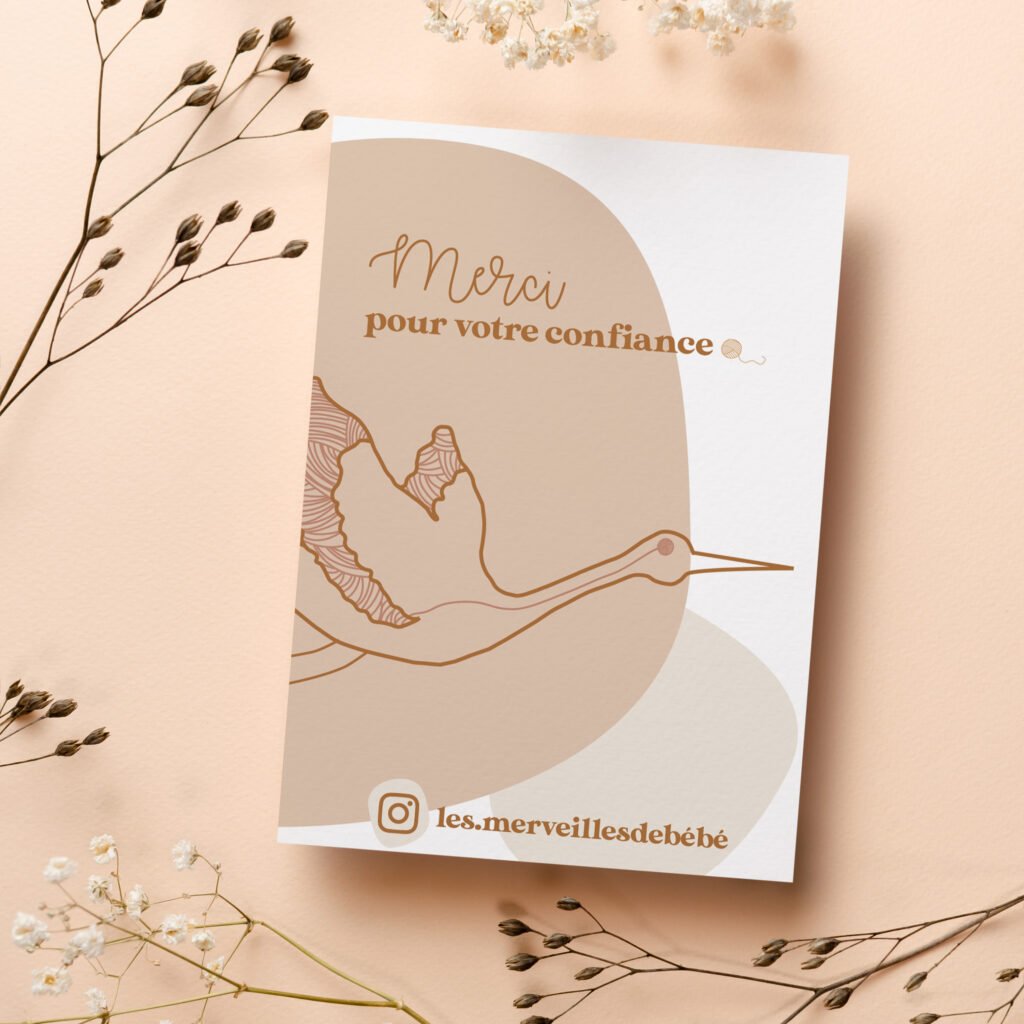 Carte De Commande - Les merveilles de bébé