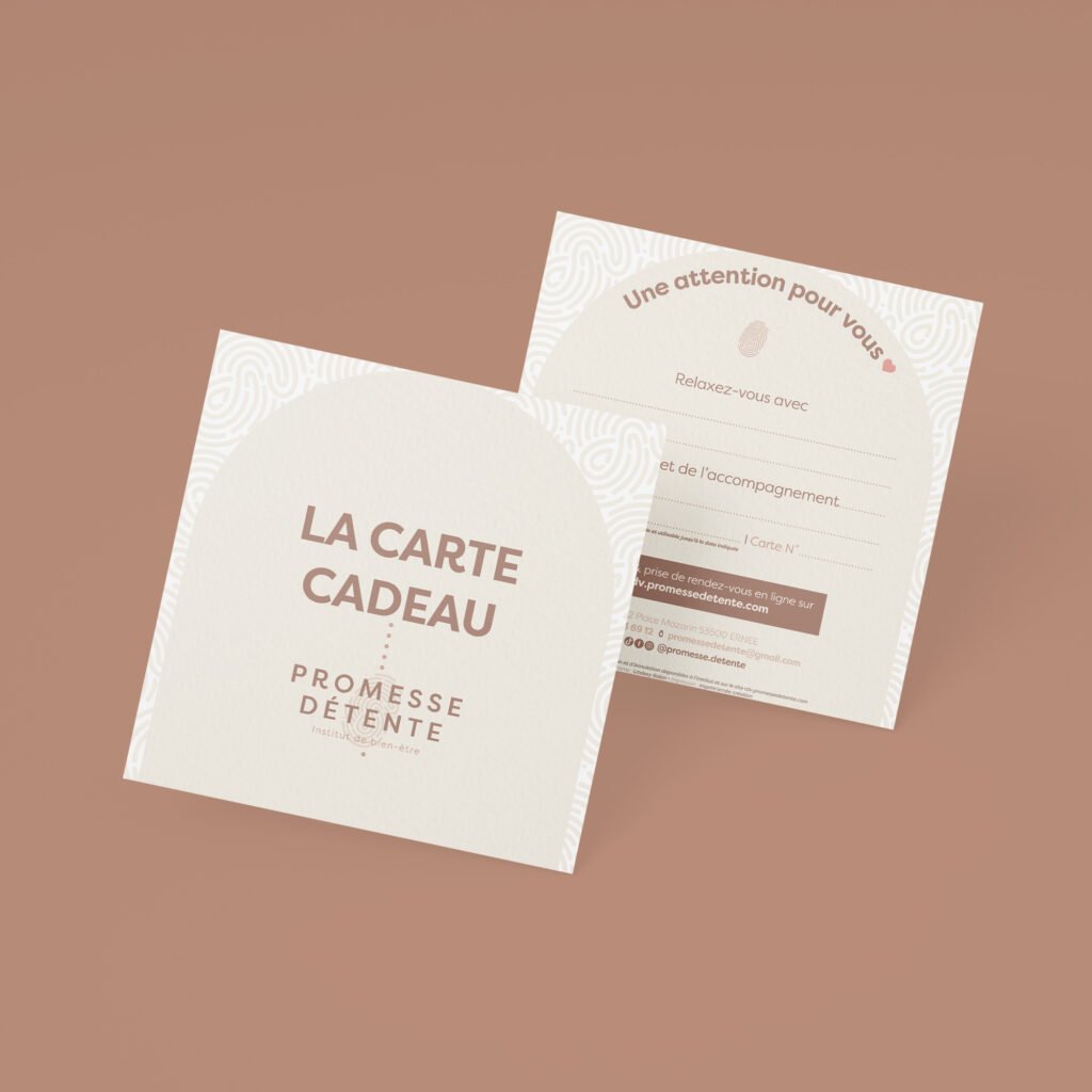 Carte Cadeau Promesse Detente