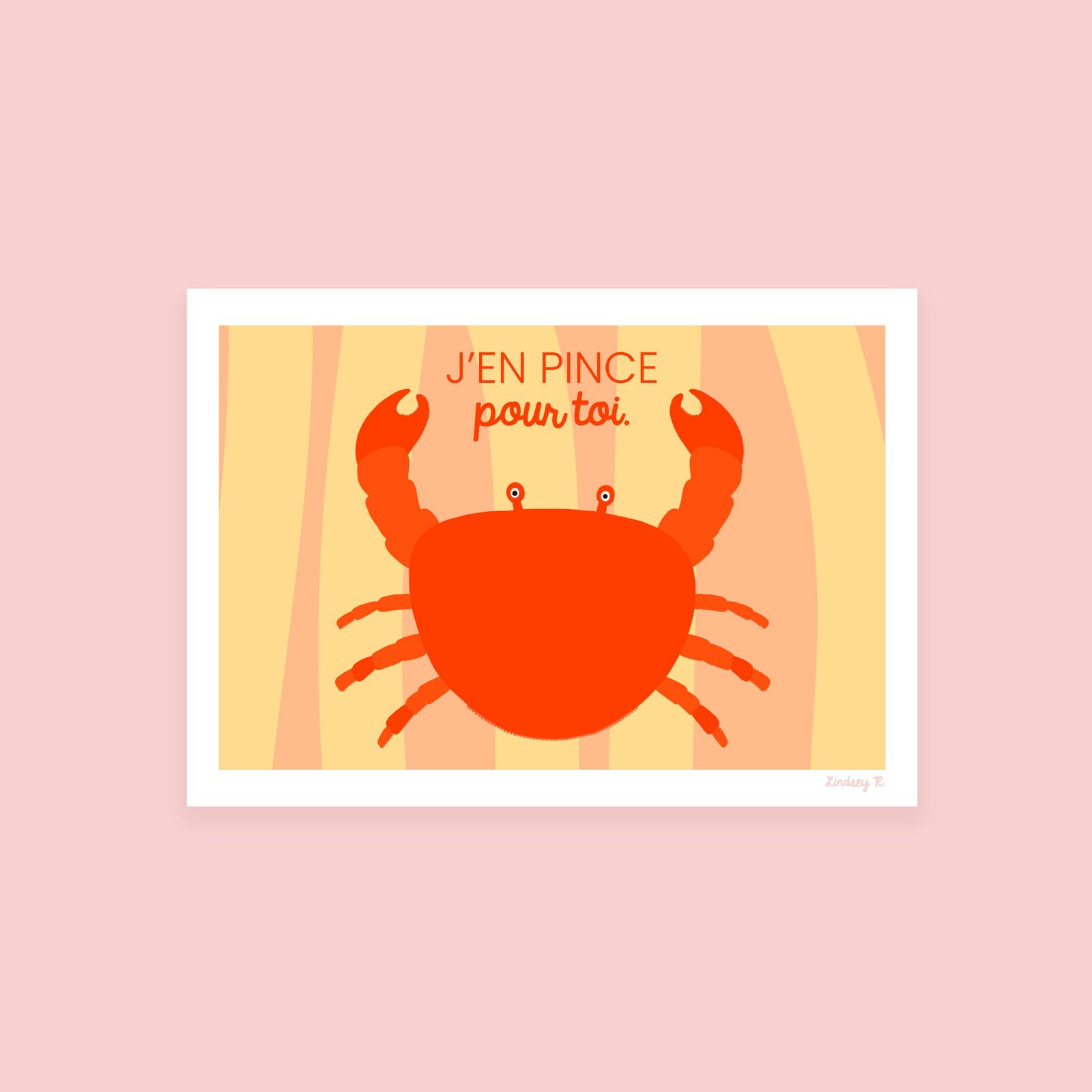 Illustration représentant un crabe