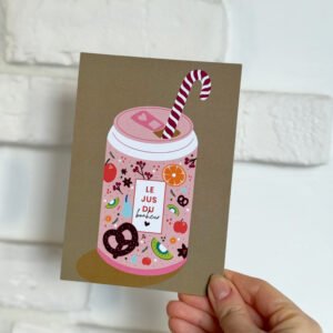 Dessin illustré Le jus du bonheur