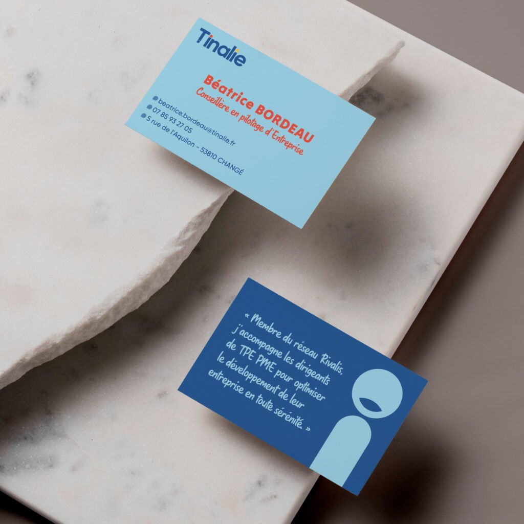 Carte de visite TINALIE