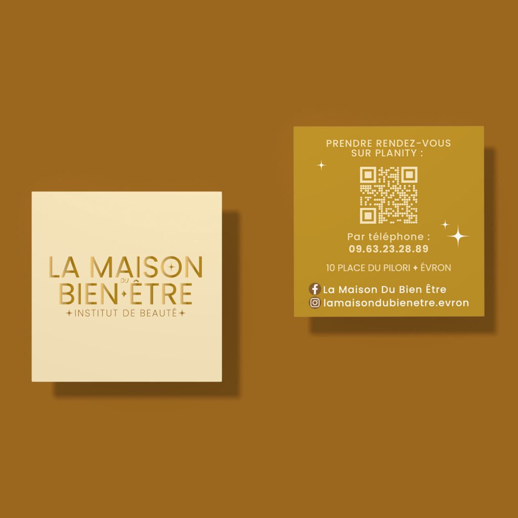 Carte de visite la maison du bien etre